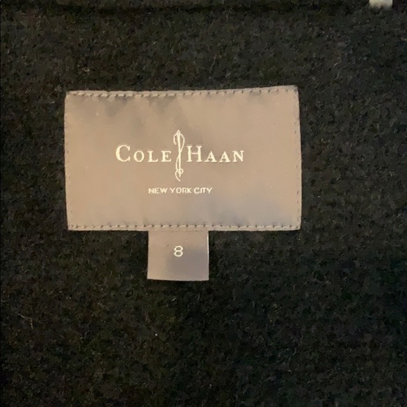 Cole Hann wool blend double breast coat - Picture 4 of 9